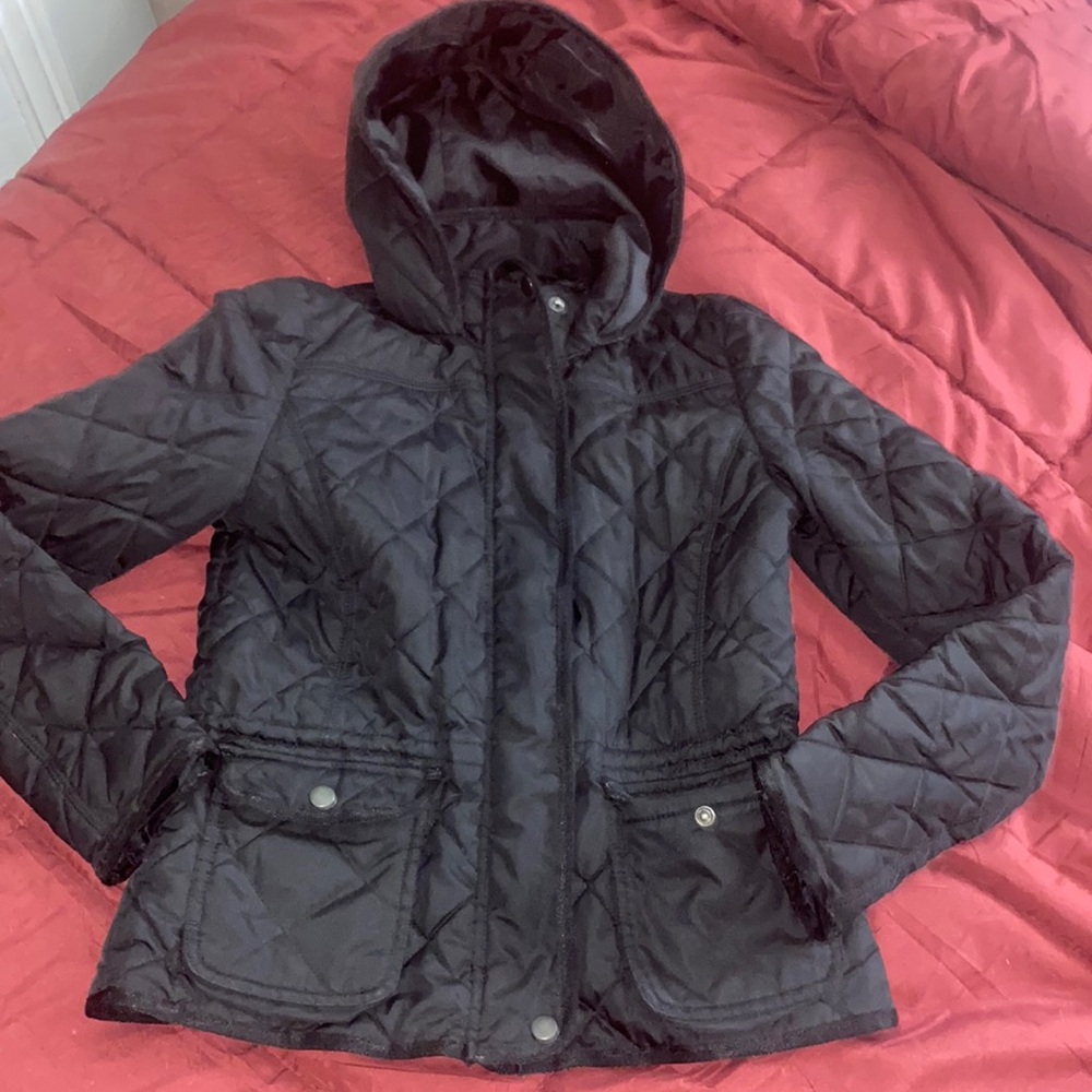 Cute Gap Quilted Jacket Black XS